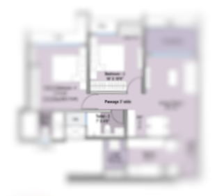 Puravankara Lokhandwala Andheri 2BHK Plan